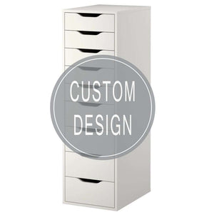 Customized Decals for IKEA Alex Drawer Unit (FURNITURE NOT INCLUDED)