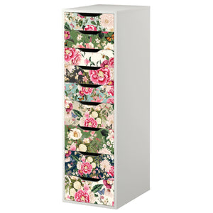 Flower Decals for IKEA Alex Furniture 