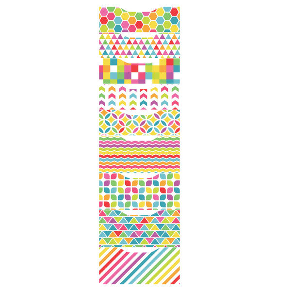 Decorative Rainbow Pattern Decals for IKEA Alex Furniture