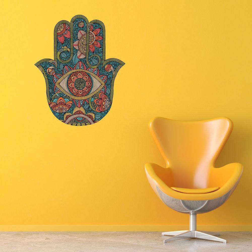 Hamsa Symbolic Wall Art Decal by Valentina Harper