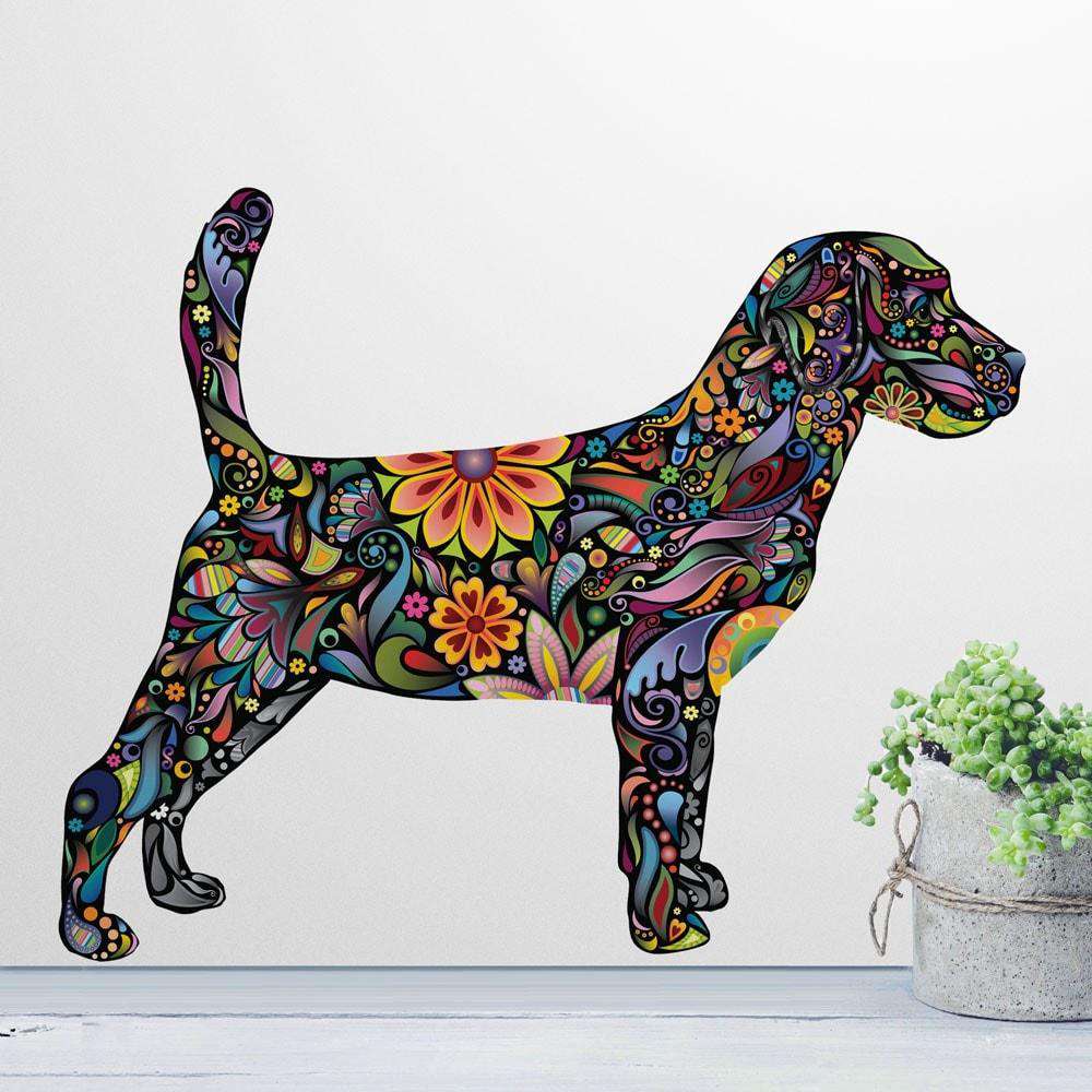 Beagle Dog Decal Wall Sticker