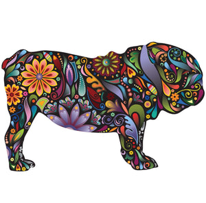 English Bulldog Dog Decal Wall Sticker