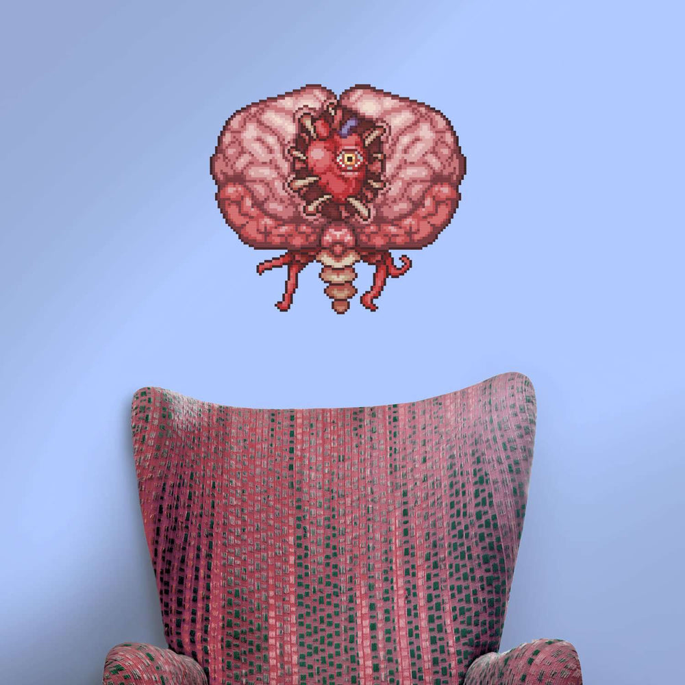 Terraria Brain of Cthulhu Wall Decal 