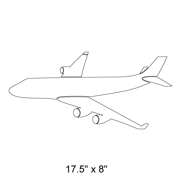Airliner Stencil