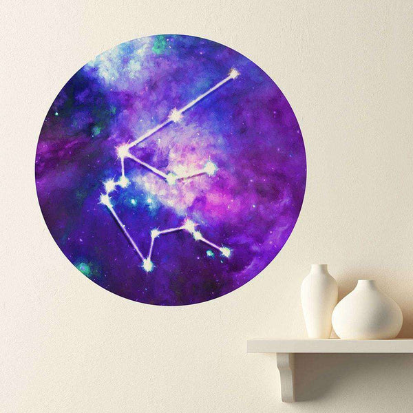 Aquarius Star Sign Wall Decal Zodiac Horoscope Astrology Symbol