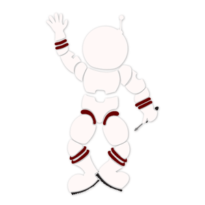 astronaut stencil