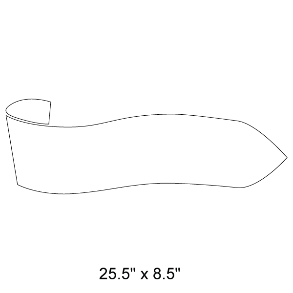 Airplane and Banner Stencil Set