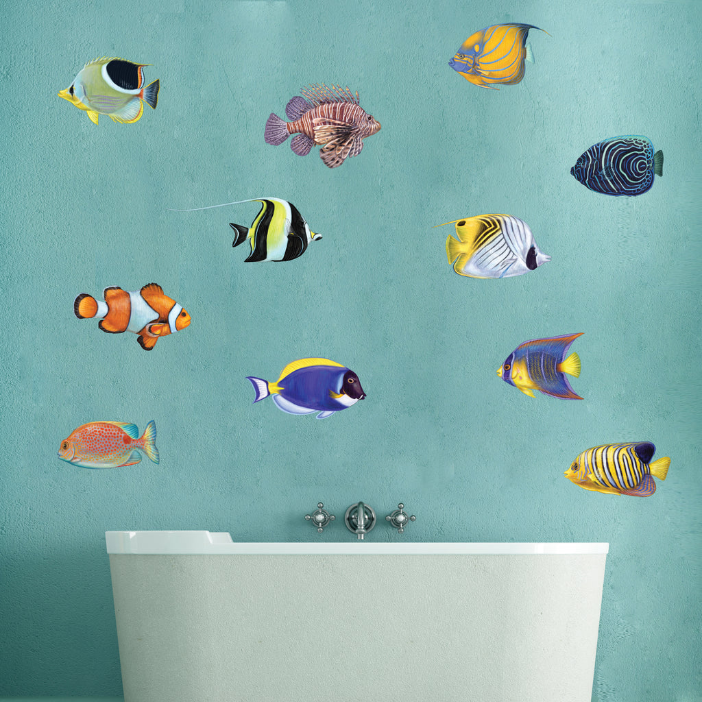 Tropical Fish Decals 