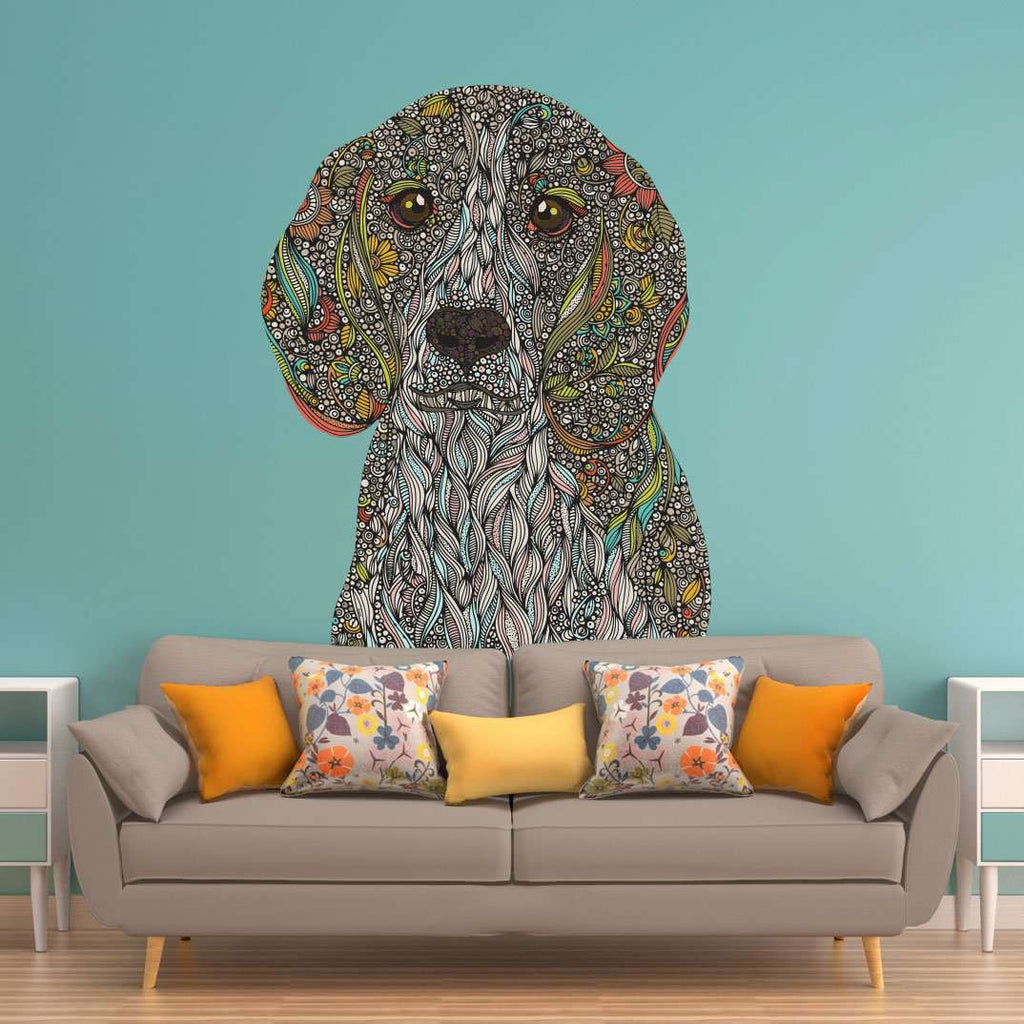 Beagle Dog Wall Decal - Zoey by Valentina Harper