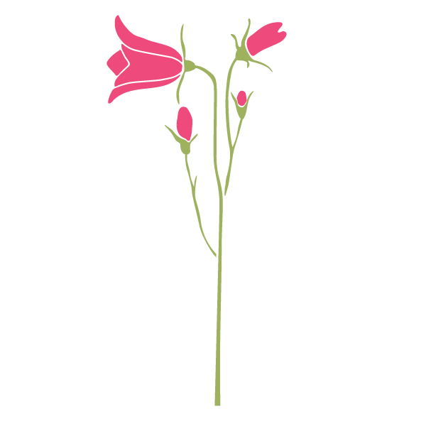 Bell Flower Stencil