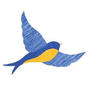 blue bird wall decals