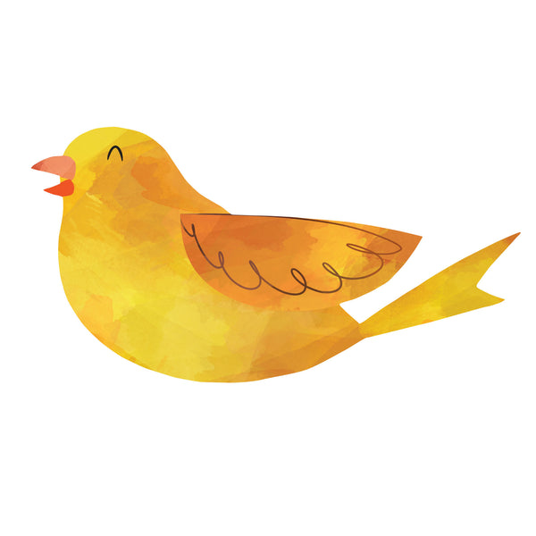 Yellow Bird Decal
