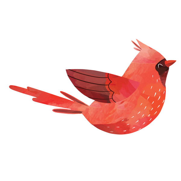 Cardinal Bird Decal