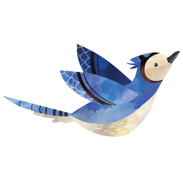 Blue Jay Bird Decal