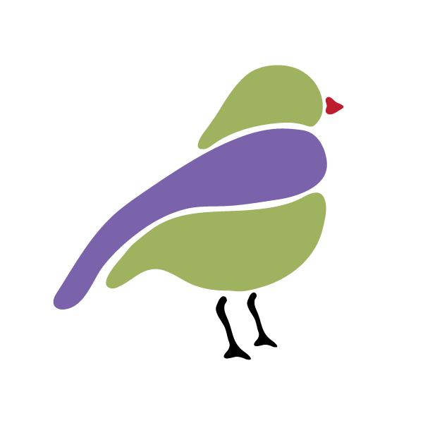 Perching Bird Stencil 1