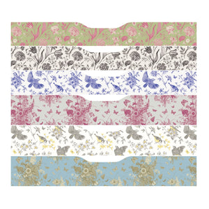 Birds & Butterflies Toile Pattern Decal Set for IKEA Alex Furniture - My Wonderful Walls
