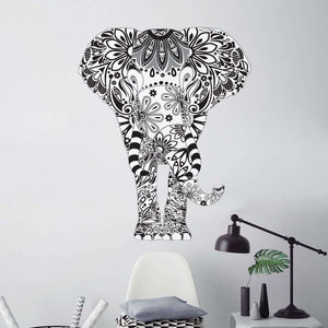 Grey Elephant Wall Sticker