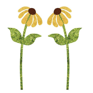 black eyed susan flower decals