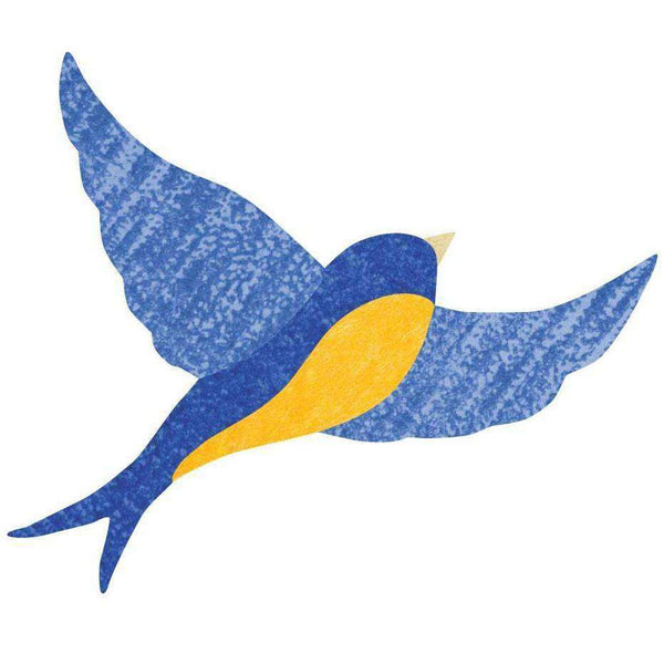 Giant Blue Bird Wall Stickers