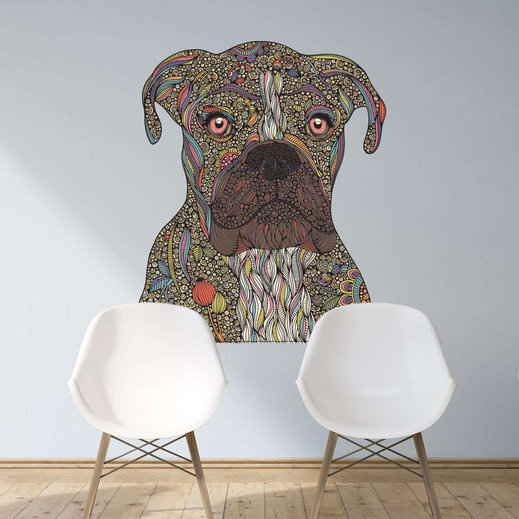 Boxer Dog Decal - Pepper by Valentina Harper