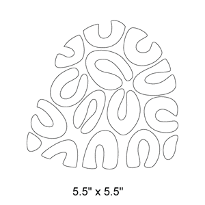 Brain Coral Stencil