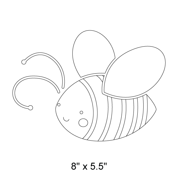 Bee Stencil 1