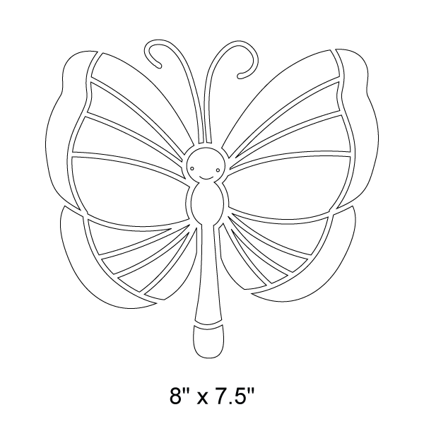 Butterfly Stencil 1