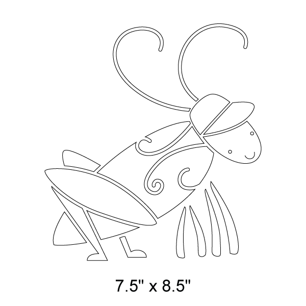 Grasshopper Stencil