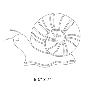 Snail Stencil 1
