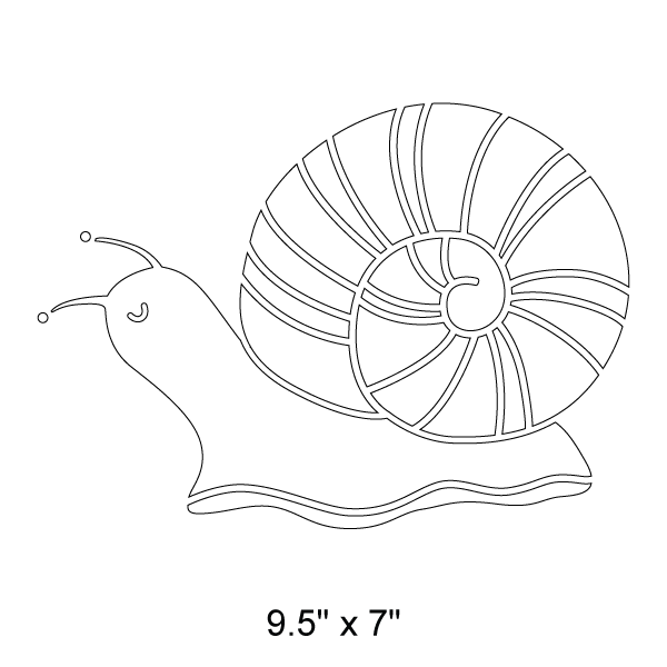 Snail Stencil 1