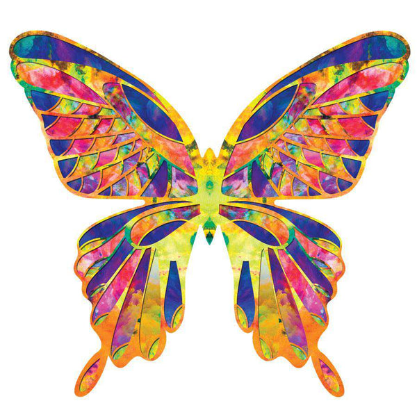 Watercolor Butterflies - Set of 12 Butterfly Wall Decals
