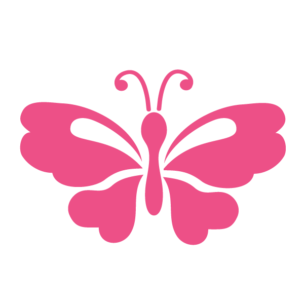 Garden Butterfly Stencil 4