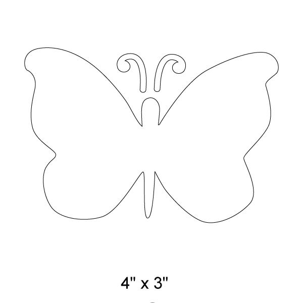 Butterfly Stencil 2