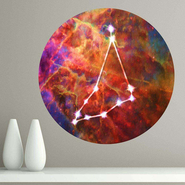 Capricorn Star Sign Wall Decal Zodiac Horoscope Astrology Symbol