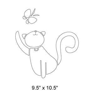 Cat Stencil 3