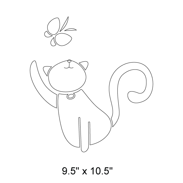 Cat Stencil 3