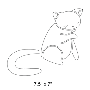 Cat Stencil 4