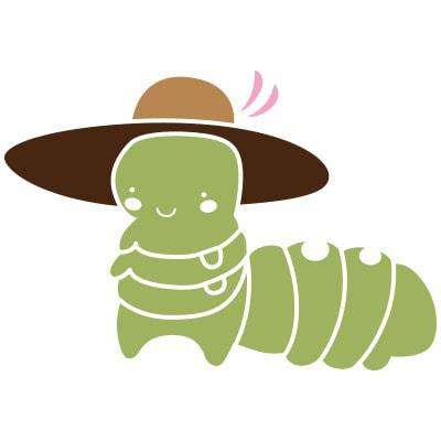 caterpillar stencil