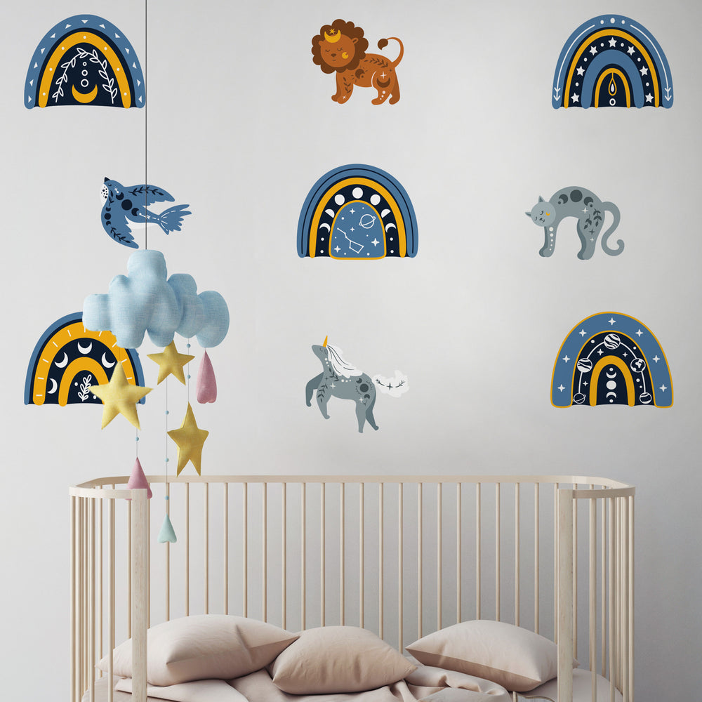 Celestial Rainbow Decals