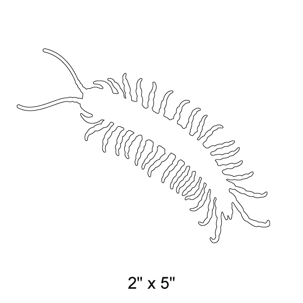 Centipede Stencil