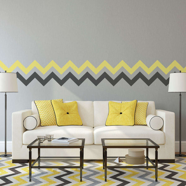 Chevron Stripe Wall Decals