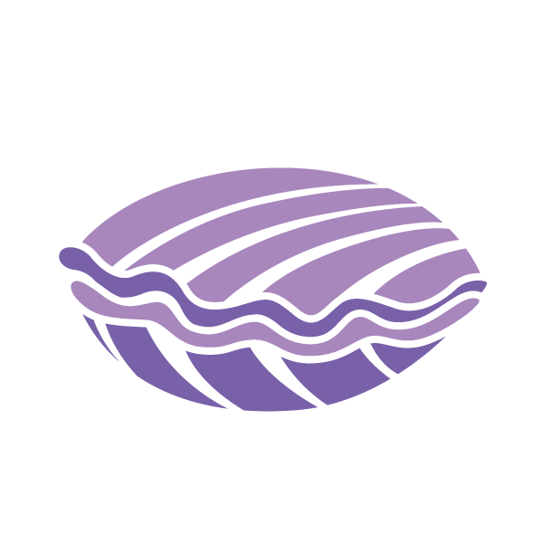 clam stencil