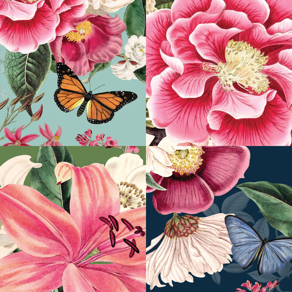 Flower Decals for IKEA Alex Furniture 
