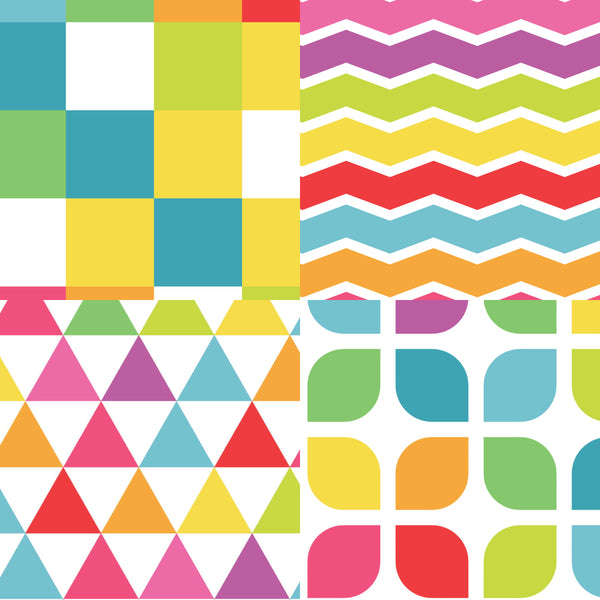 Decorative Rainbow Pattern Decals for IKEA Alex Furniture