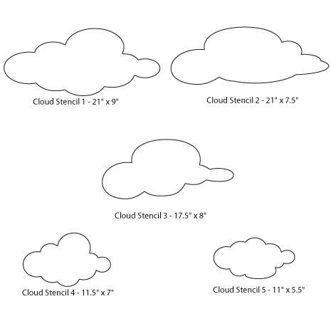 cloud stencils