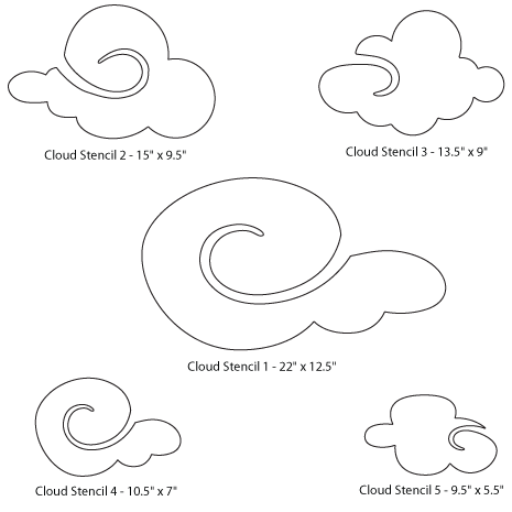 cloud stencils