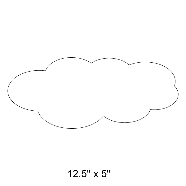Cloud Stencil 9