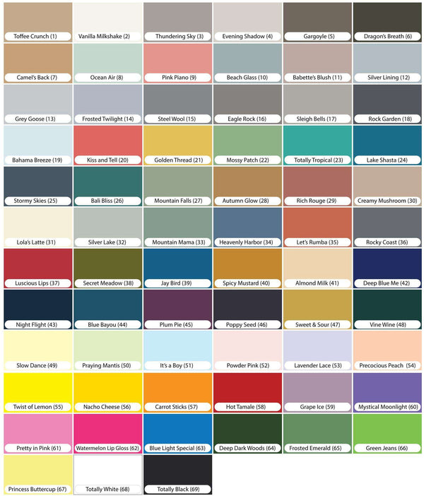 Color Swatches for Stripes