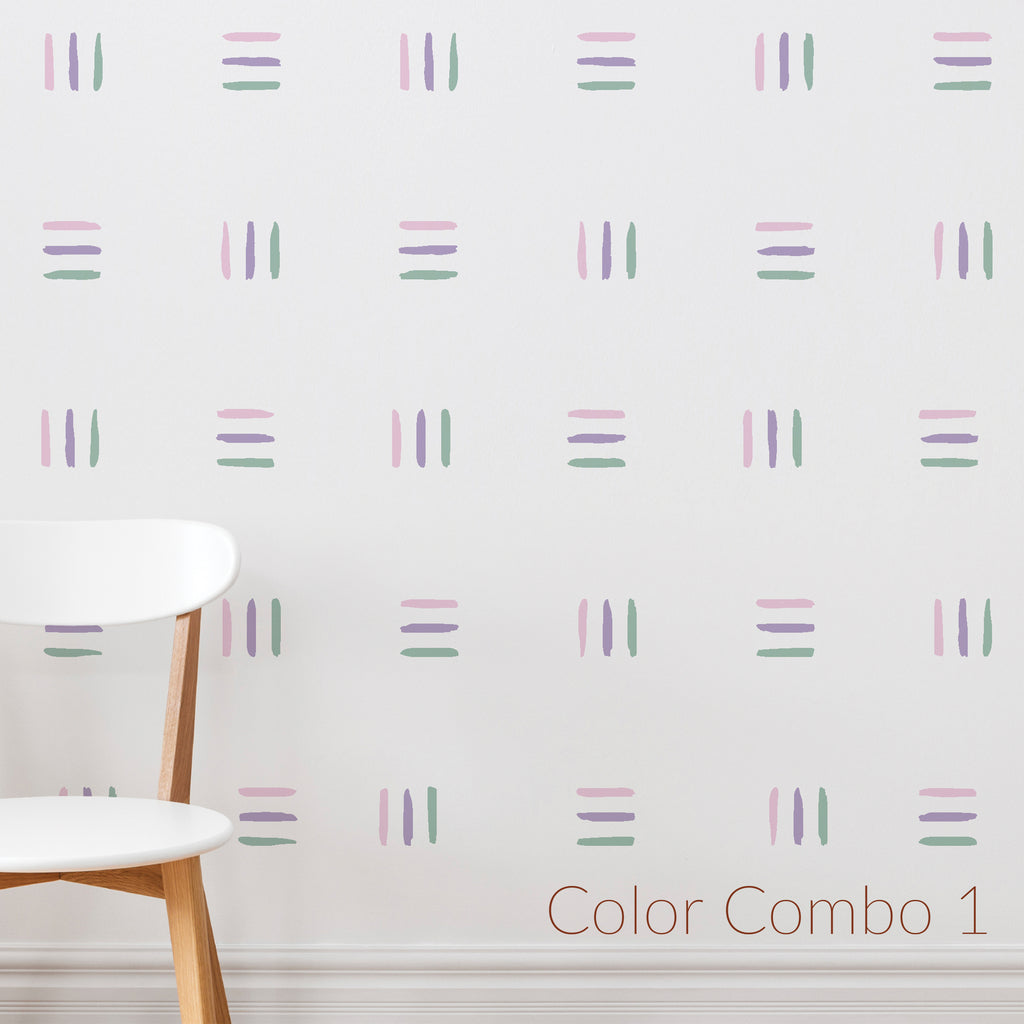 Brush Line Wall Decals 