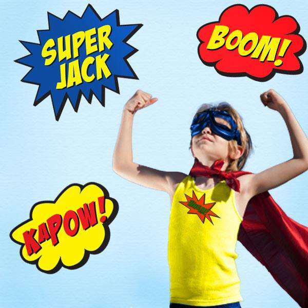 super hero wall stickers